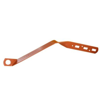 Ancrage de toit pour EPI chantourné teinte brune cuivre 8004