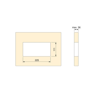 Multiconnecteur Atom 26 Lite pour bureau, 225x111mm, Zamak et Acier et Plastique, couleur au choix