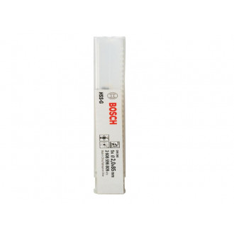 Lot de 5 forets à métaux rectifiés HSS-G DIN 340 série longue Ø5,0mm Longueur 132mm BOSCH 2608596820
