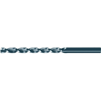 Foret hélicoïdal avec queue cylindrique longue, en acier à coupe rapide à 5 % de cobalt, type GT, DIN 340, profil rectifié, surface à chanfreins nitrurés
