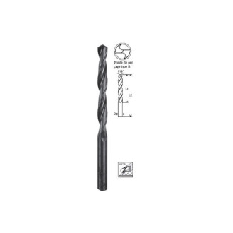 Foret à métaux laminé HSS-R, DIN 338 Ø4,2mm Longueur 75mm Bosch 2608596792