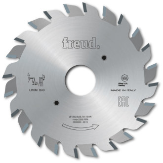 Lame d'inciseur extensible standard freud - ø120 2,8-3,6 al22 z12+12 - f03fs02488 -li16m  ab3