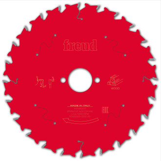 Lame pour scie circulaire portative freud - ø190 2/1,3 al30 z24 ba 15° - f03fs09767 -fr13w001t