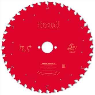 Lame pour scie circulaire portative freud - ø235 2,8/1,8 al30 z36 ba 15° - f03fs09734 -fr20w004h