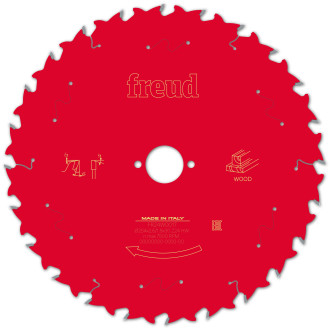 Lame pour scie circulaire portative freud - ø254 2,6/1,8 al30 z24 ba 20° - f03fs09778 -fr24w001t