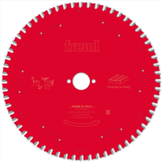 Lame pour scie circulaire portative freud - ø270 2,4/2 al30 z60 tpb 0° - f03fs09859 -fr27x001h