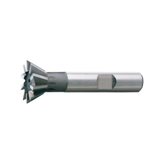 Fraise conique, forme C, 60°, Ø d1 - js16 : 16,0 mm, Long. totale l1 60 mm, Hauteur de coupe b - js 14 6,3 mm, Ø queue d2 - h6 : 12 mm, Dents : 6 Fraise conique, forme C, 60°, Ø d1 - js16 : 16,0 mm, Long. totale l1 60 mm, Hauteur de coupe b - js 14 6,3 mm, Ø queue d2 - h6 : 12 mm, Dents : 6