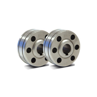 Lot de 2 galets acier 0.6/0.8 pour DuoGys et WF GYS 042353