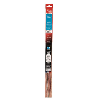 Baguette de brasure EXPRESS ATG - Spécial gaz - Argent 34% - Ø 2 mm x L500 mm - Blister de 3 baguettes - GE334GE
