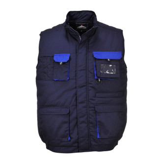 Gilet de froid Matelassé sans manches Portwest Texo Contrast - Couleur et taille au choix