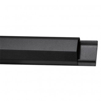 Goulotte Passe-Câbles - Aluminium - 33Mm X 1100Mm - Noir