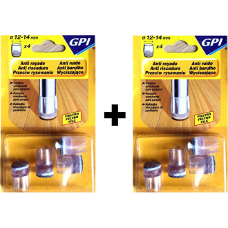 Gpi – 8 embout feutre de pieds enveloppant transparentrant ø 12 – 14 mm Gpi – 8 embout feutre de pieds enveloppant transparentrant ø 12 – 14 mm