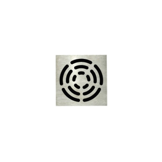 Grille carrée 130x130 pour bonde rotaflux - forme aux choix