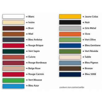 Cache Vis PVC coloris au choix