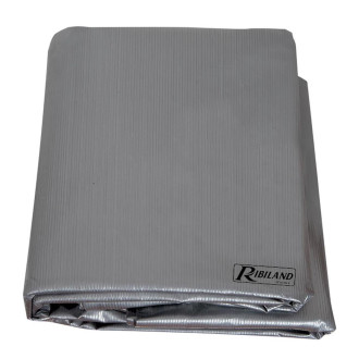 Housse 90 grammes grise pour barbecue rectangulaire 130x70xh80 cm