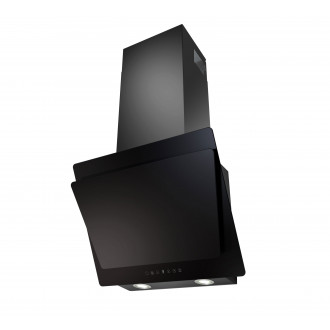 Sogelux hotte inclinée hcle60nf 60cm noire en verre