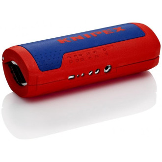 Coupe-tubes pour gaines électriques KNIPEX TwistCut - Avec dénudage - 90 22 02 SB