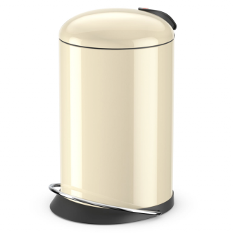 Hailo poubelle à pédale topdesign taille m 13 l vanille 0516-570