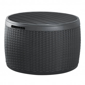 Keter coffre de rangement rond en polyrotin circa 227487