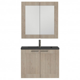 Tiger meuble de salle de bain frames 80 cm chêne noir 1646423750