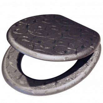 Tiger abattant wc glitter mdf gris 251361146