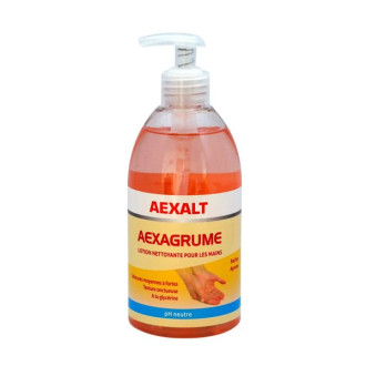 Flacons de 500 ml lotion nettoyante pour les mains parfum agrume aexagrume