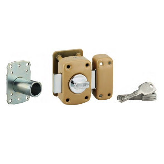 verrou de haute sûreté atlantic m bouton et cylindre 45 mm a2p* 4 clés