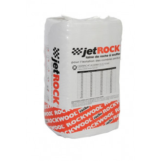 Laine de roche soufflée Jetrock pour l'isolation des combles perdus de Rockwool