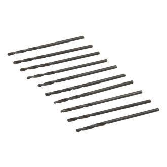 Jeu de 10 mèches métriques acier rapide HSS - 1,5 mm