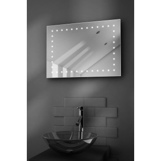 Miroir de salle de bain de rasage, système audio bluetooth et capteurs k171aud
