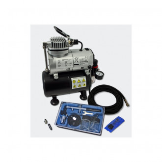 Kit compresseur airbrush aérographe avec un pistolet pour débutants Helloshop26 2016008