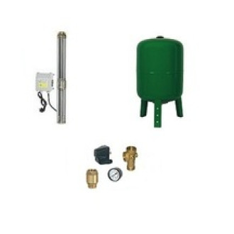 Composez votre surpresseur pompe immergee 1100 w - 14 turbines reservoir vertical 300 l
