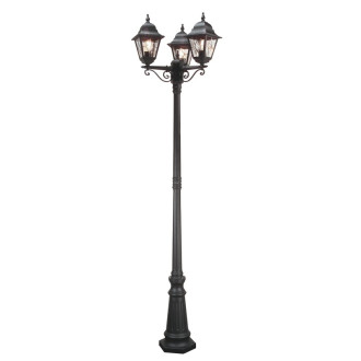 Lampadaire norfolk, noir, 227 cm