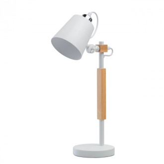 Lampe de table blanche megapolis 1 ampoule 53 cm