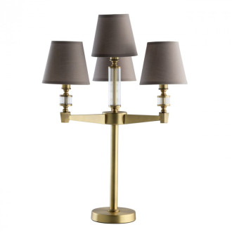 Lampe de table laiton neoclassic 4 ampoules 60 cm