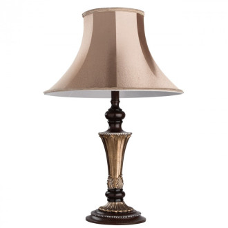Lampe de table marron country 1 ampoule 66 cm
