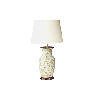 Lampe forget me, porcelaine, sans abat-jour