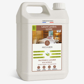 Lasure Lambris intérieurs LL500 AnovaBois - Couleur conditionnement et finition au choix