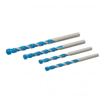 Lot de 4 forets multi-matériaux - 4 pcs