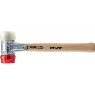 Maillets baseplex, avec boîtier en zinc moulé et manche en bois, ø 50, en nylon et en acétate de cellulose