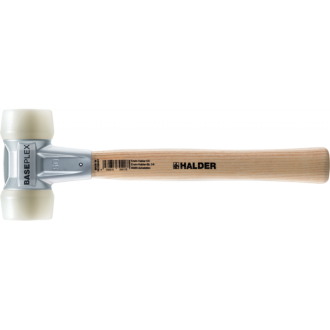 Maillets baseplex, avec boîtier en zinc mouléet manche en bois, ø 25, embout en nylon