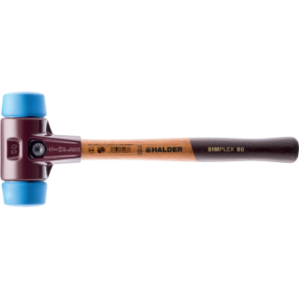 Maillets simplex, avec boîtier en fonte malléable et manche en bois ø 40, tpe souple