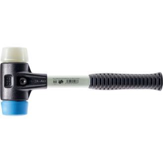 Maillets simplex, avec boîtier en fonte malléable renforcée et manche en fibre de verre, ø 50, tpe souple / nylon