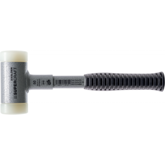 Maillets supercraft avec manche en tube d'acier incassable et poignée antidérapante, ø 25, nylon