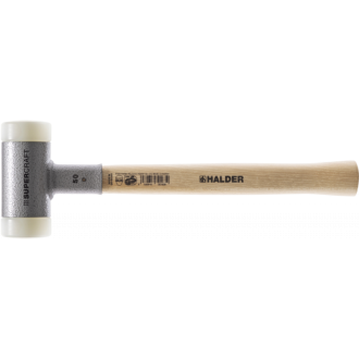 Maillets supercraft sans rebond, avec manche en hickory, vernis, ø 80, nylon