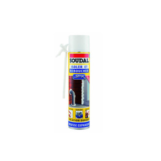 Mousse expansive Low-MDI Polyuréthane 500mL SOUDAL 123202