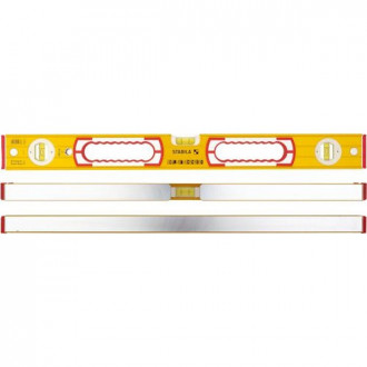 Niveau à bulle avec deux surfaces de mesure fraisées, Long. : 100 cm