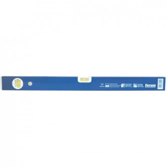 Niveau à bulle en métal léger, bleu, surface de mesure fraisée, Long. : 200 cm