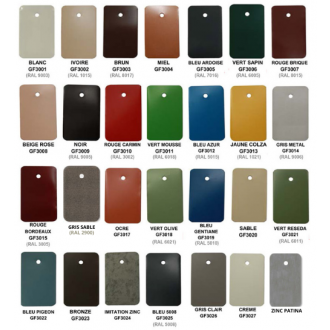 Coude latéral pour gouttière Aluminium 60x80 mm Coloris au choix