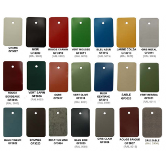 Petit Angle 90° extérieur pour gouttière aluminium Dev 300 Coloris au choix
